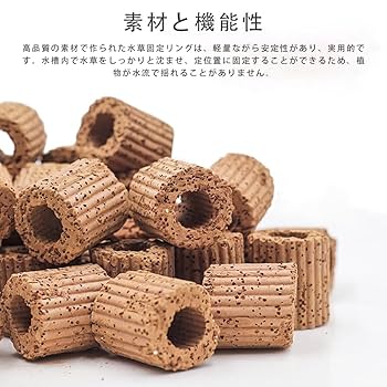 【即購入OK♥】10個セット 水生植物固定リング 水槽オーナメント おもり Amazon.co.jp: エイトショップ 屋 水生植物固定リング 水草固定